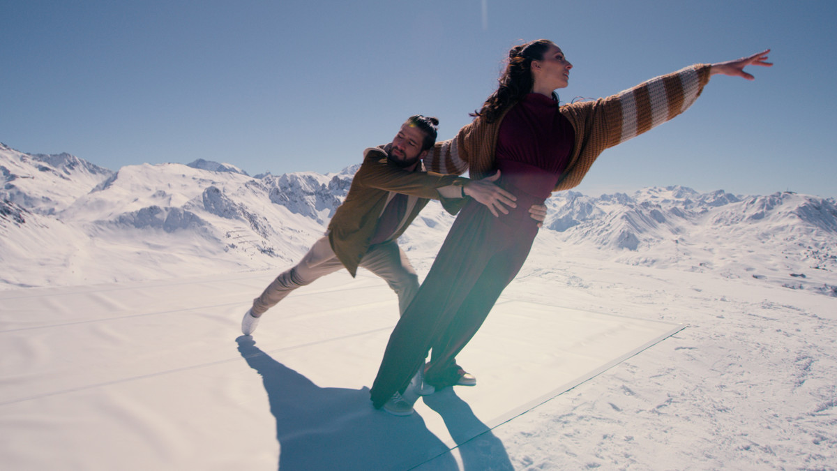 Marie Bérard, danseuse à La Plagne