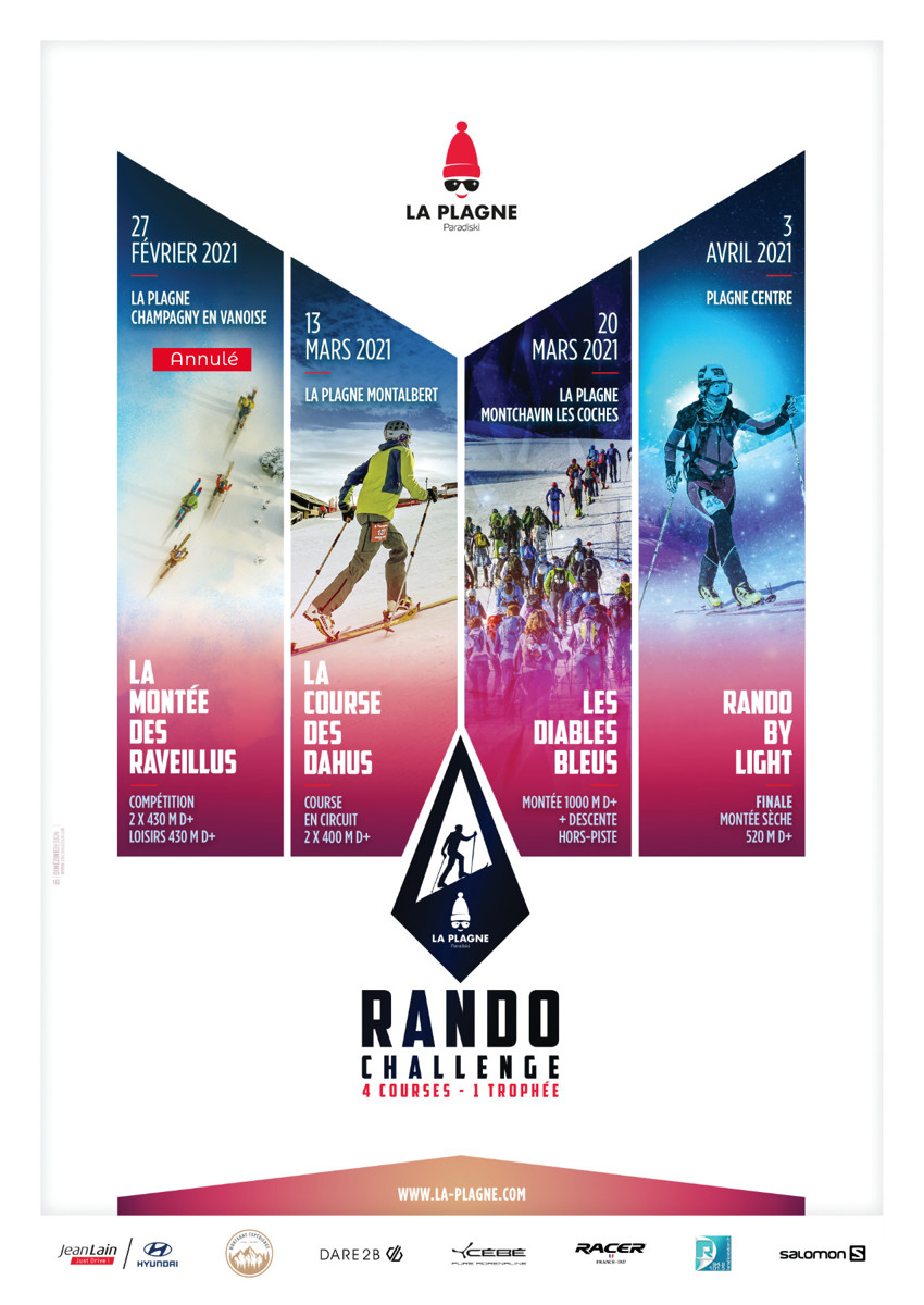 Affiche Rando Challenge La Plagne