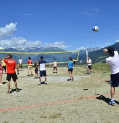 Terrain de volley aux Coches