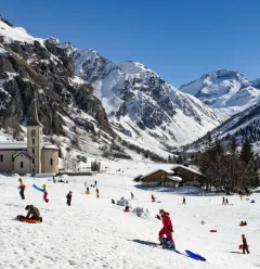 Sledging area - Champagny le Haut