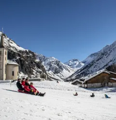 Sledging area - Champagny le Haut
