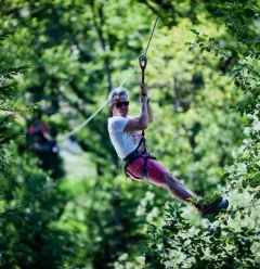 Natur'Accro treetop adventure courses -  Vallée de la Plagne