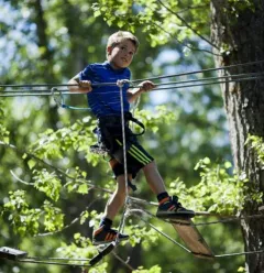 Natur'Accro treetop adventure courses -  Vallée de la Plagne