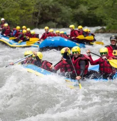 Rafting on the Isère