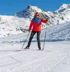 Cross-country ski lesson in la Plagne