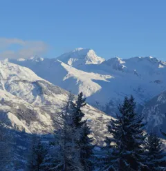 View of Mont Blanc from ther apartment