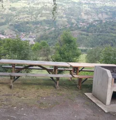 Picnic area - Macot, valley of La Plagne