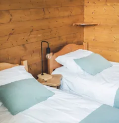 Room in Auberge Le Valezan - 2 single beds