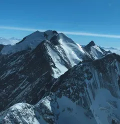 First helicopter flight AIR La Plagne