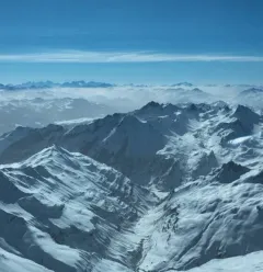 First helicopter flight AIR La Plagne