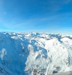 First helicopter flight AIR La Plagne