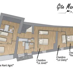 Gite La Marmorine - 6 rooms, 14 people