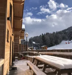 Terrasse du chalet CHAMOIS 2