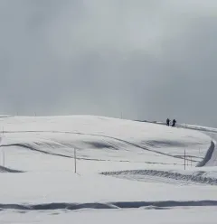 Nordic trails at Les Fours