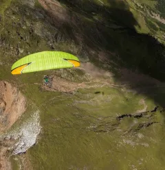 on the mountain peaks
