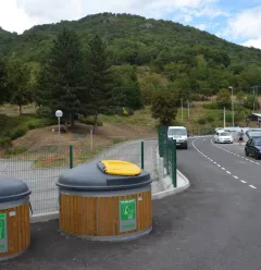 Intercommunal waste collection centre in Valezan