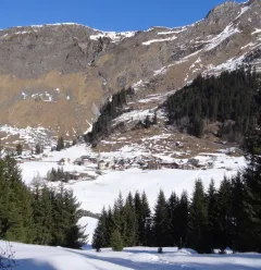 Taillette snowshoeing itinerary