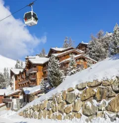 Ski departure point