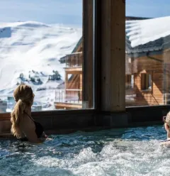Bains bouillonnants du White Pearl Lodge & Spa
