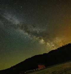 Pluie d'étoiles à Plan Bois