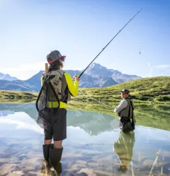Fishing at Carroley Lake