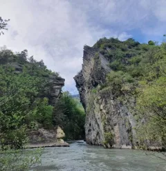 Section going to the Saut de la Pucelle