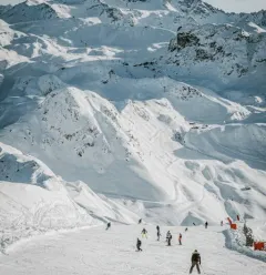 The ski area
