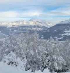 Winter activity area at Prachanié, above Granier village_Aime-la-Plagne