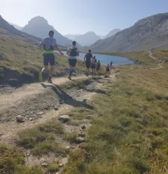 Trail route on the Tour des Glaciers de la Vanoise