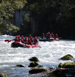 Rafting on the Isère