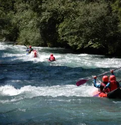 Canoe-raft
