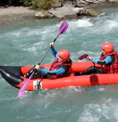 Canoe-raft