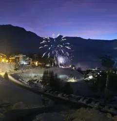 feu d'artifice au Balcon