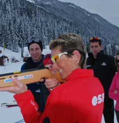 Biathlon shooting