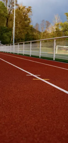 Athletics track at La Maladière sports site