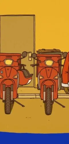 Movie snack - "Marcel Le Père Noël et le petit livreur de pizzas" (Marcel Santa Claus and the little pizza delivery boy)_Champagny-en-Vanoise