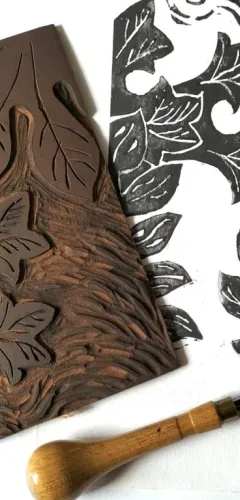 Linocutting workshop_Aime-la-Plagne