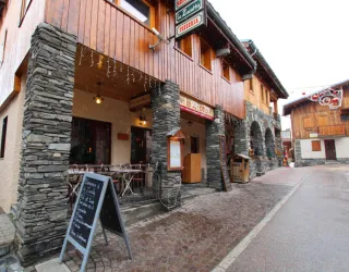 La Zaccota restaurant in Montchavin's pedestrian street