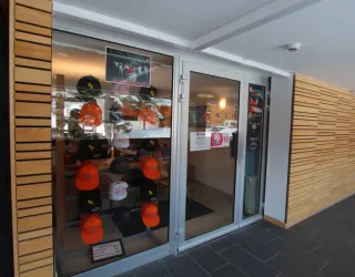 Vitrine du Club des Sports de la Plagne