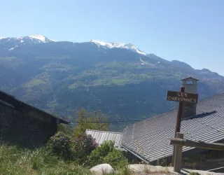 Grumailly footpath,  La Plagne valley