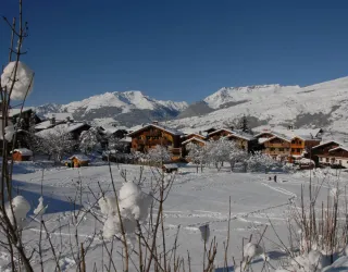 Village of Montchavin under the snow