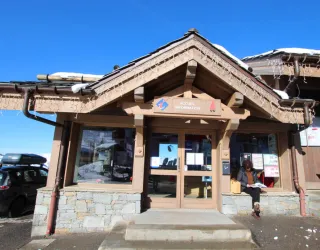 Plagne Villages Information Point in winter