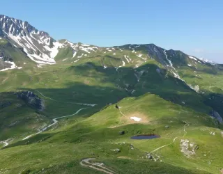 Col du Cormet d'Arêche, La Plagne valley
