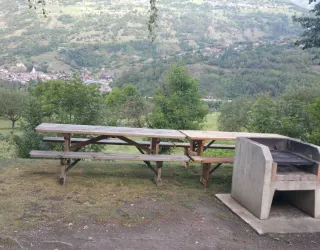 Picnic area  - Macot, valley of La Plagne