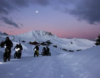 Electric fatbike rides