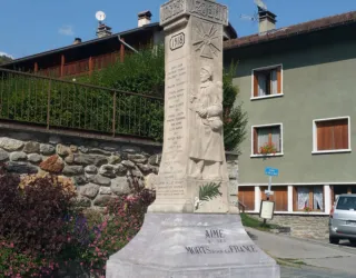 War memorial in Aime
