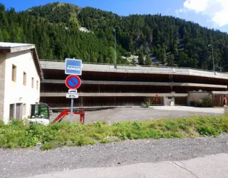 Arret navette Plagne Bellecote FRASSE