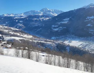 Snowshoe / hiking trail - Notre Dame du Foyer chapel_Aime-la-Plagne