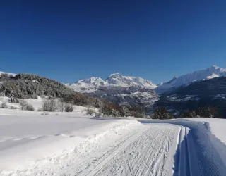 Nordic trails at Les Fours