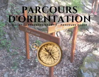 Sporty orienteering course around Macot - red level